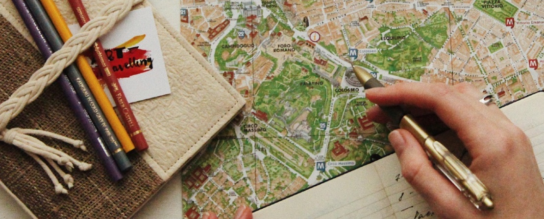 Photographie d'un plan de ville